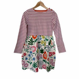 NWOT Mini Boden Hotchpotch Stripe Floral Dress 11